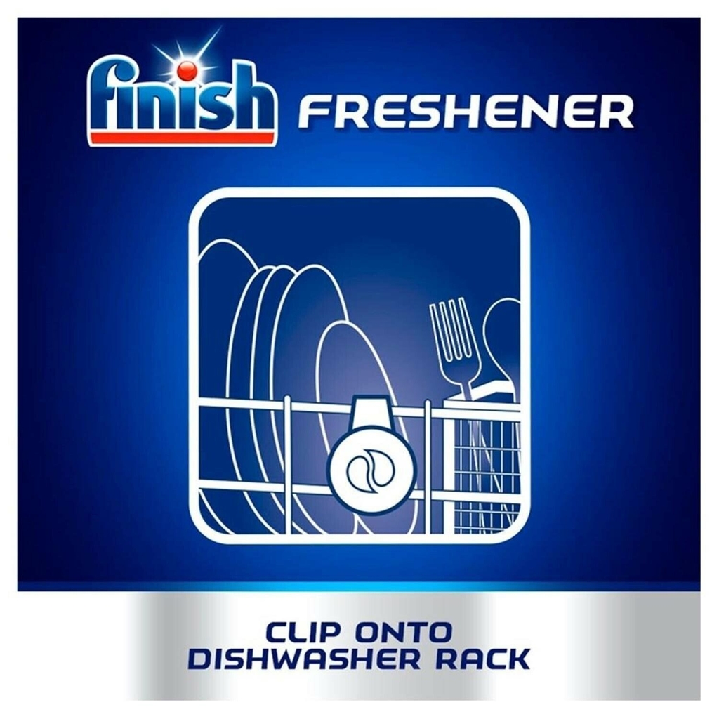 Kẹp Tinh Dầu Treo Khử Mùi Không Khí Finish (EU) – (Hương Chanh - 60 Lần Dùng)