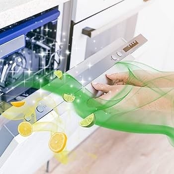 Kẹp Tinh Dầu Treo Khử Mùi Không Khí Finish (EU) – (Hương Chanh - 60 Lần Dùng)