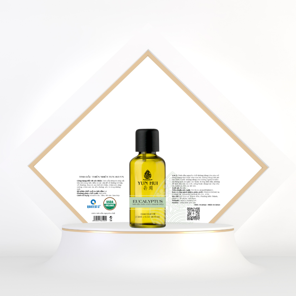 Tinh dầu thiên nhiên Khuynh Diệp - Eucalyptus Essential Oil YUN HUI