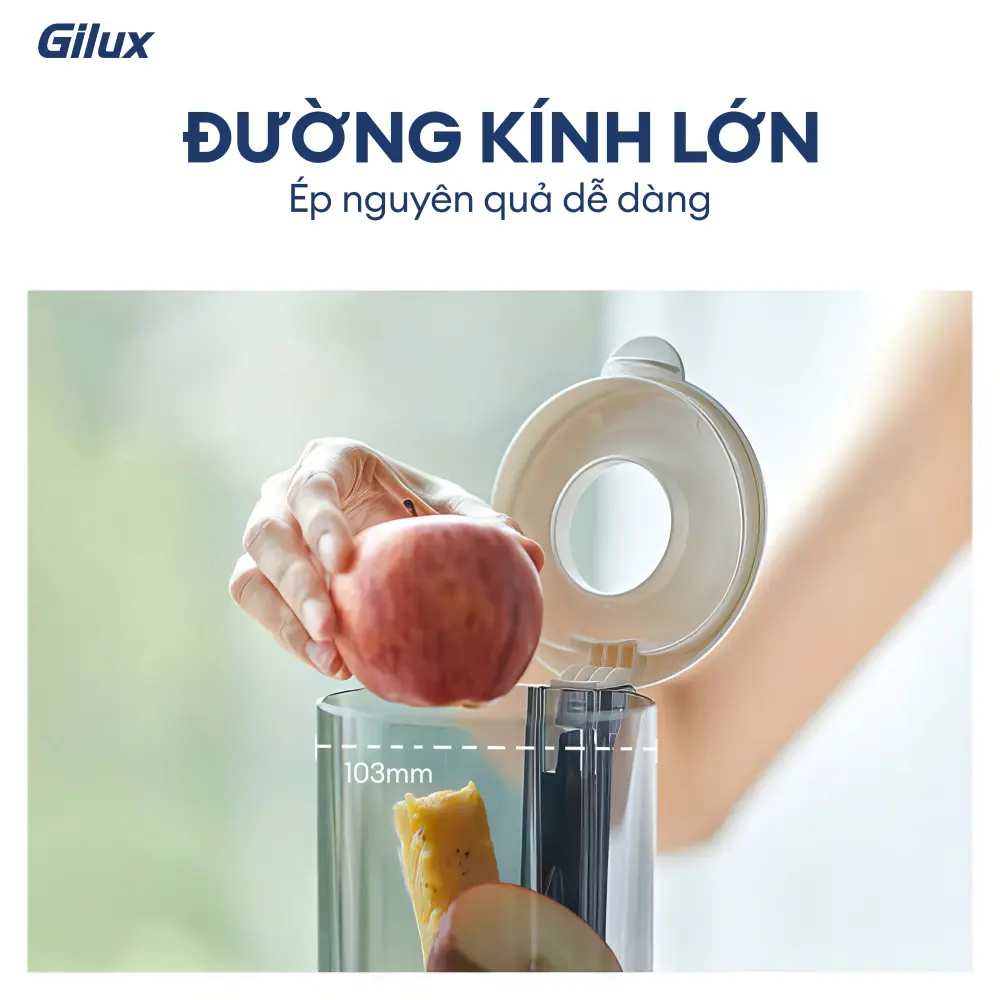 Máy ép chậm Gilux GLT88 – Công nghệ ép tiên tiến, Giữ trọn dinh dưỡng