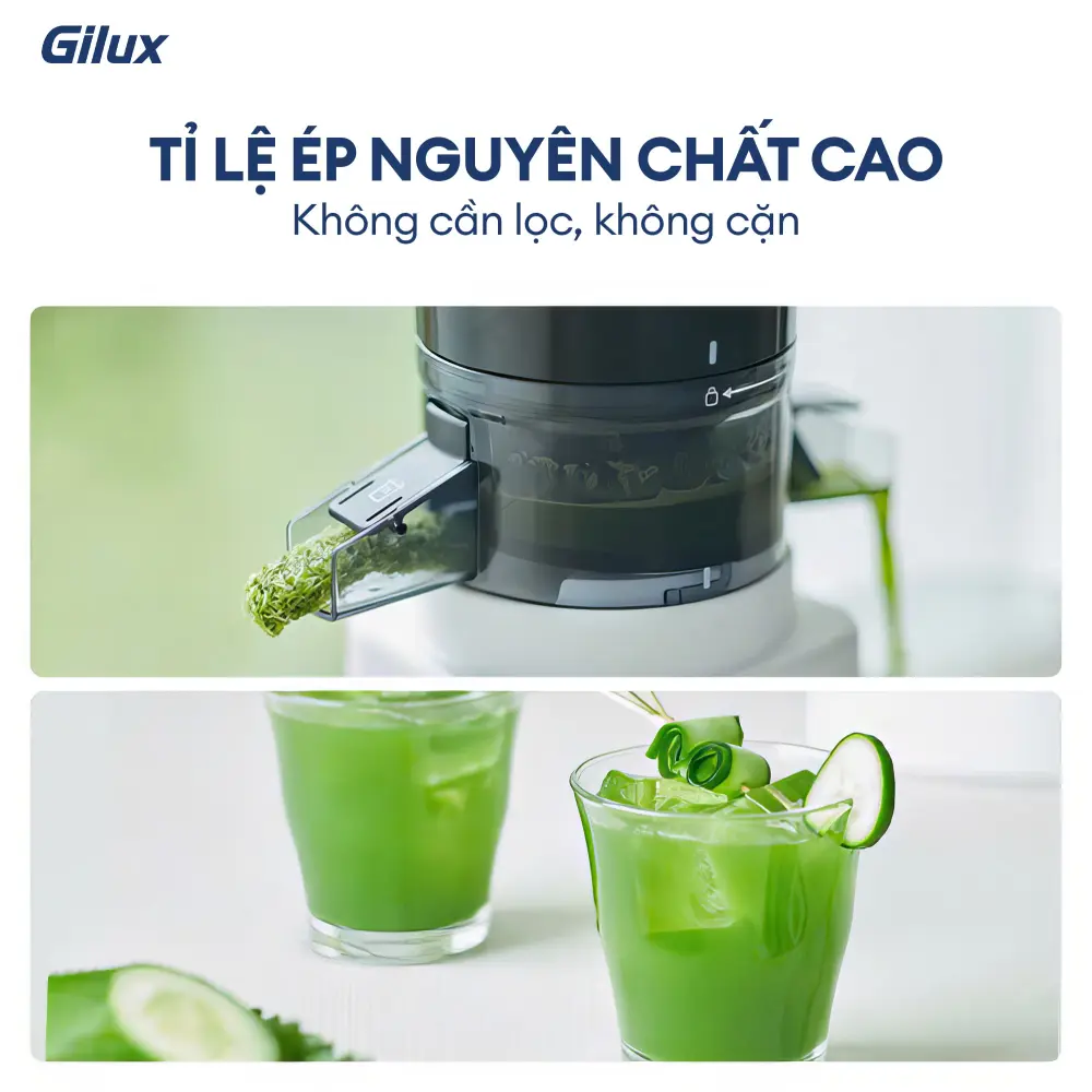 Máy ép chậm Gilux GLT88 – Công nghệ ép tiên tiến, Giữ trọn dinh dưỡng