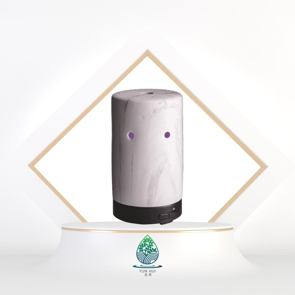 Máy khuếch tán tinh dầu có đèn YUN HUI White Marble Made in USA