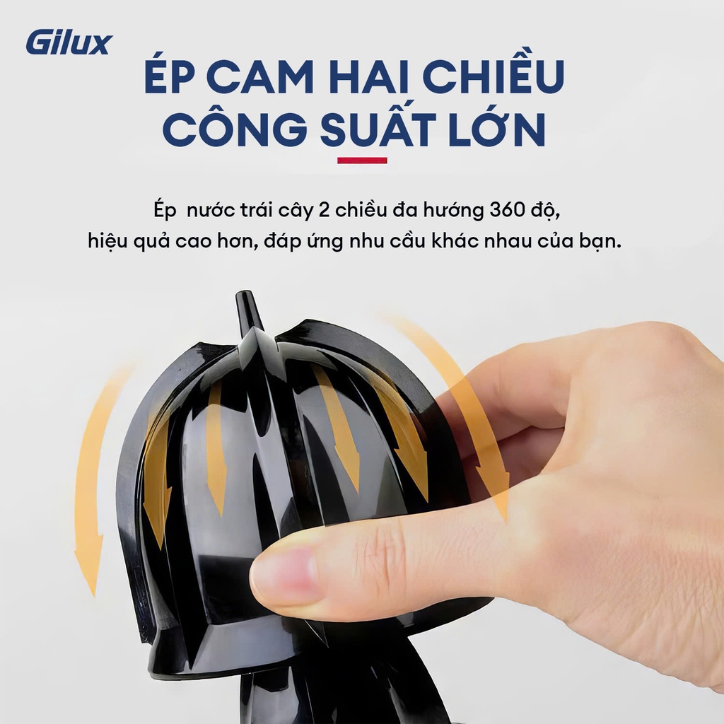 Máy vắt cam Gilux GLE79 – Vắt kiệt nước, Ép không tốn sức