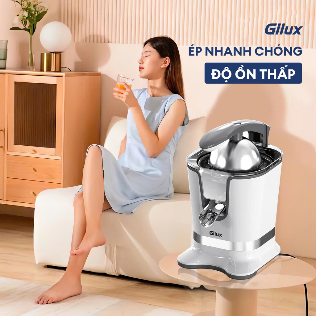 Máy vắt cam Gilux GLE79 – Vắt kiệt nước, Ép không tốn sức