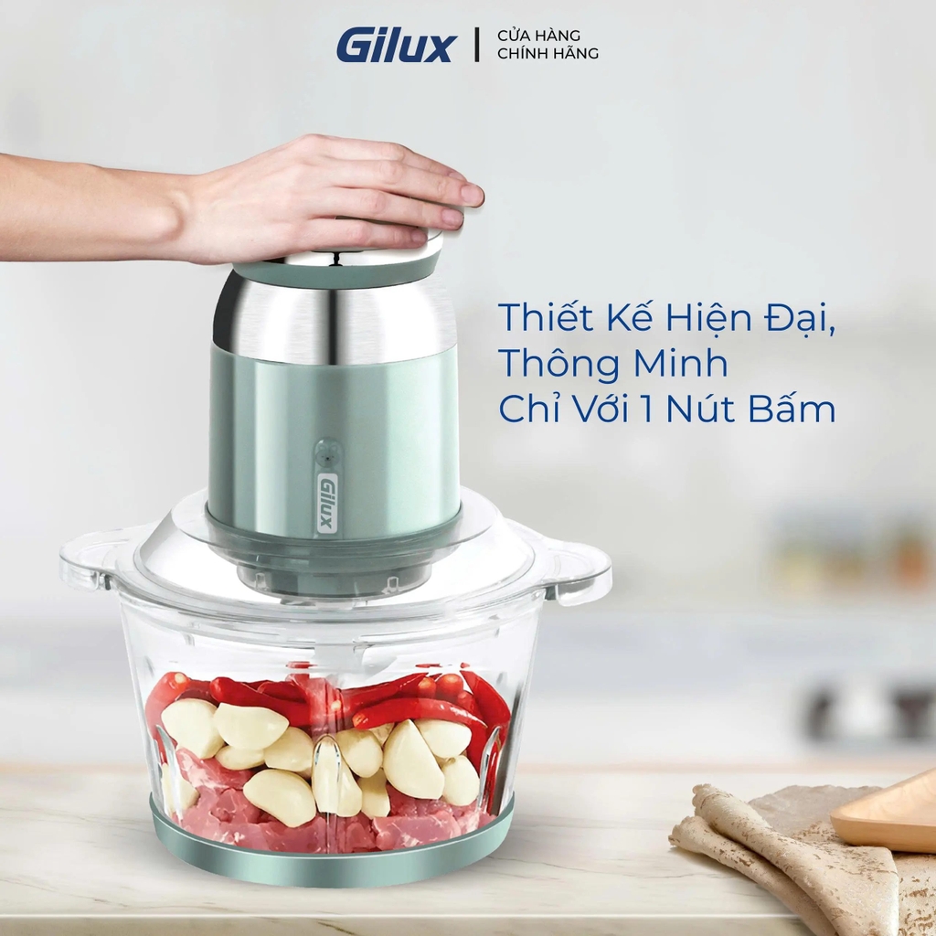 Máy xay thực phẩm Gilux GLM 89 – Máy xay đa năng thịt, ruốc, hành tỏi