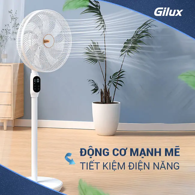 Quạt cây Gilux GLQ 68 – Gió êm dịu, mát lành cả mùa hè