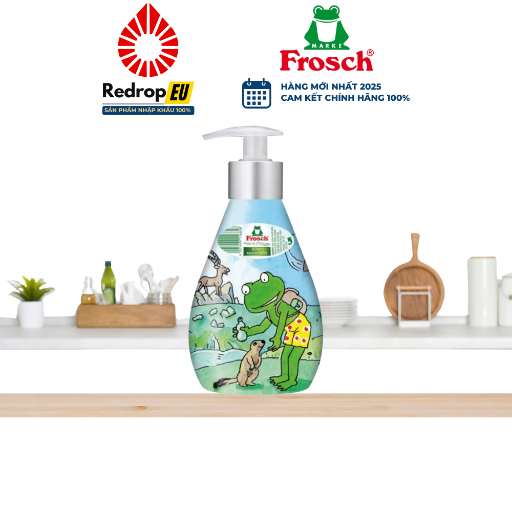 Chai Nước Rửa Tay Hữu Cơ Frosch 300ml