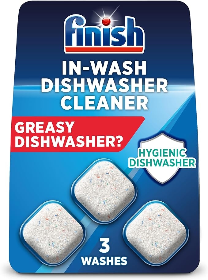 Vỉ 3 Viên Vệ Sinh Bảo Trì Máy Rửa Chén Finish (EU) – (Vỉ 3 viên - Khuyên dùng 1 tháng 1 lần/viên)