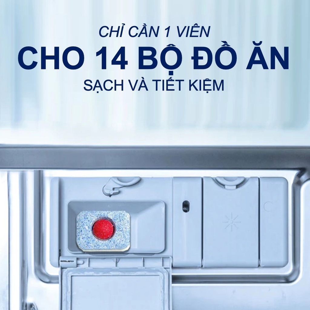 Combo 4 món Finish Tối Ưu: Túi 110 viên All in 1 + nước làm bóng 800ml + muối 1.5kg + vệ sinh máy 250ml
