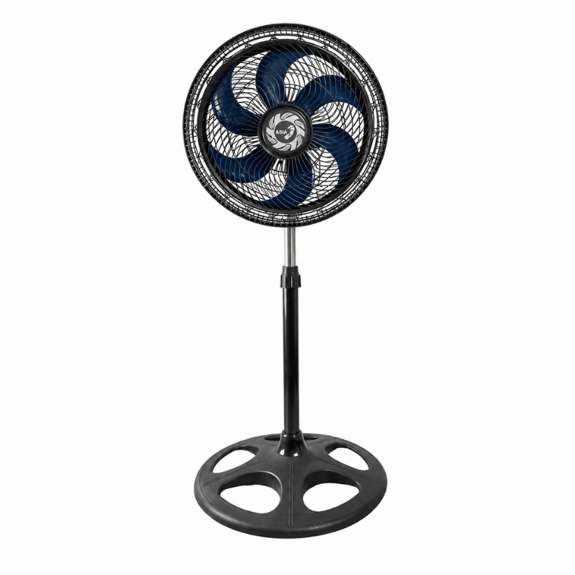 Quạt đứng ASIA TURBO PLUS 90W VY639092 – Đen cánh Xanh (4 tốc độ gió)