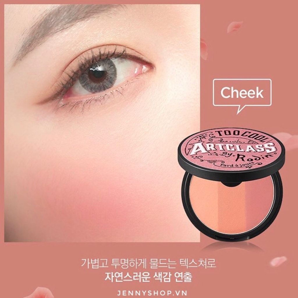 Phấn Má Hồng 3 Ô Too Cool For School Art Class By Rodin Blusher