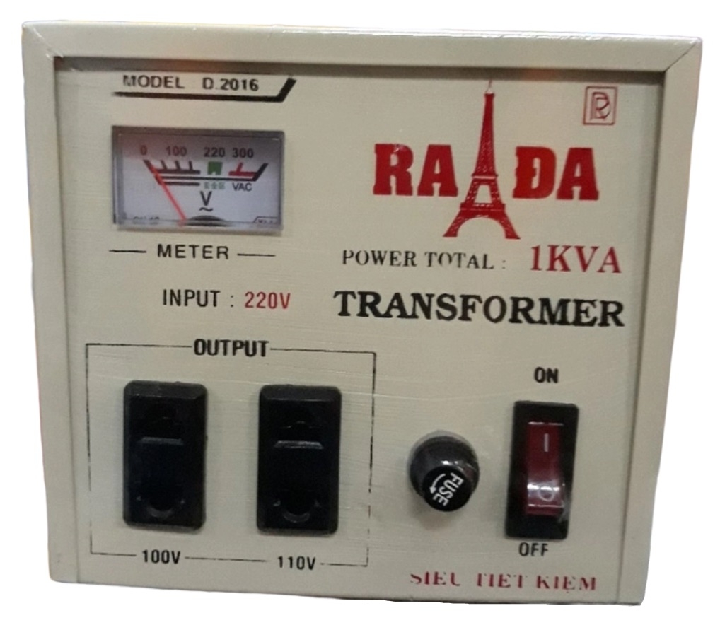 Biến thế đổi điện 1 Pha Ra Đa 1kva