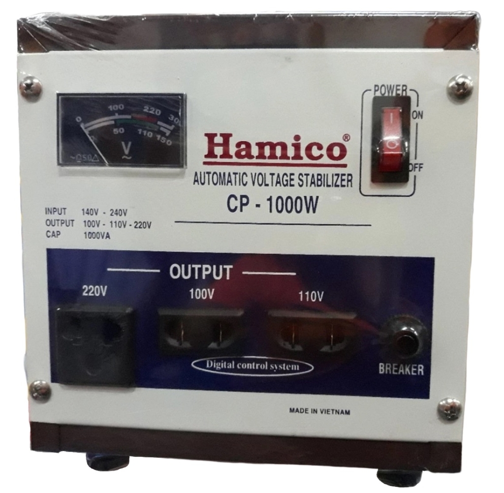 Ổn áp Hamico 1 Pha - 1KVA (140v - 240v)