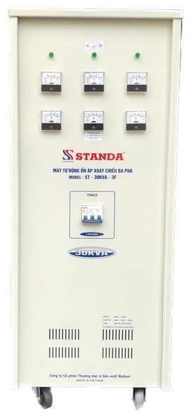 ỔN ÁP STANDA 30KVA 3 PHA ST-30KVA-3F (dải 260v-430v)