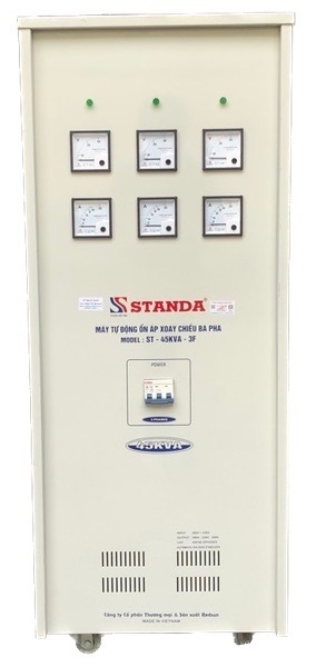 ỔN ÁP STANDA 45KVA 3 PHA ST-45KVA-3F (dải 260v-430v)