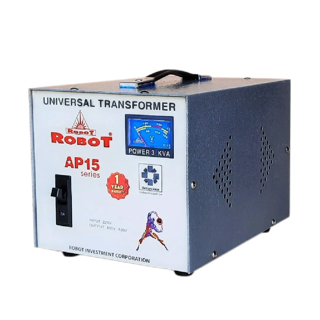 Biến Thế Đổi Điện 1 Pha Robot 3KVA