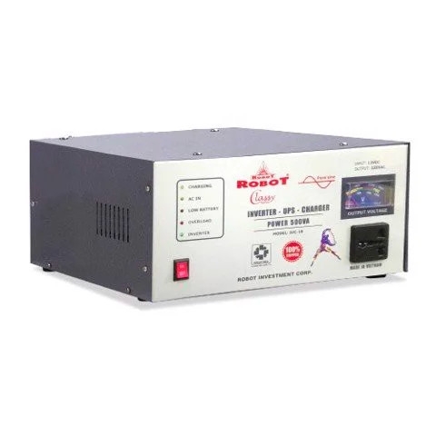 Máy Đổi Điện DC-AC Sóng Sin & Sạc bình Robot 500VA (24V)