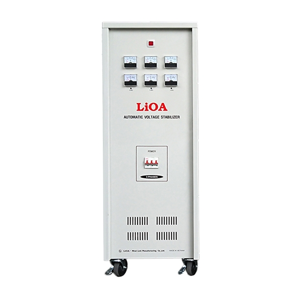 Ổn Áp LiOA 3 Pha SH3 100KII (260-430v) - New 2020 đồng hồ điện tử