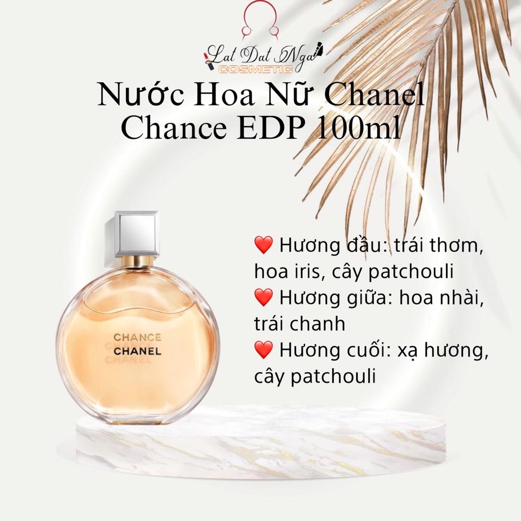 Nước Hoa Nữ Chanel Chance EDP 100ml | Lật Đật Nga Cosmetic