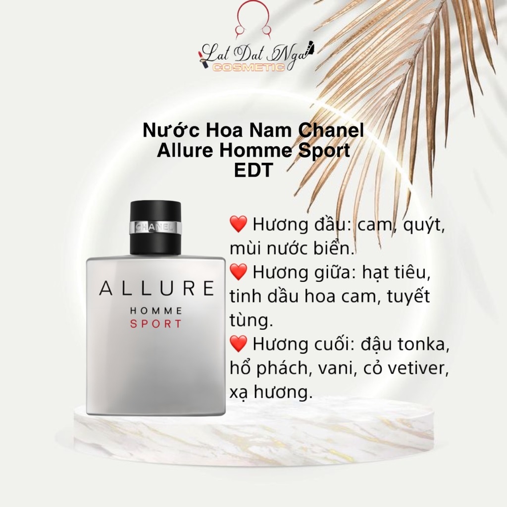 Nước hoa nam Chanel Allure Homme Sport Eau Extreme 100ml  Huong Lee  Cosmetic