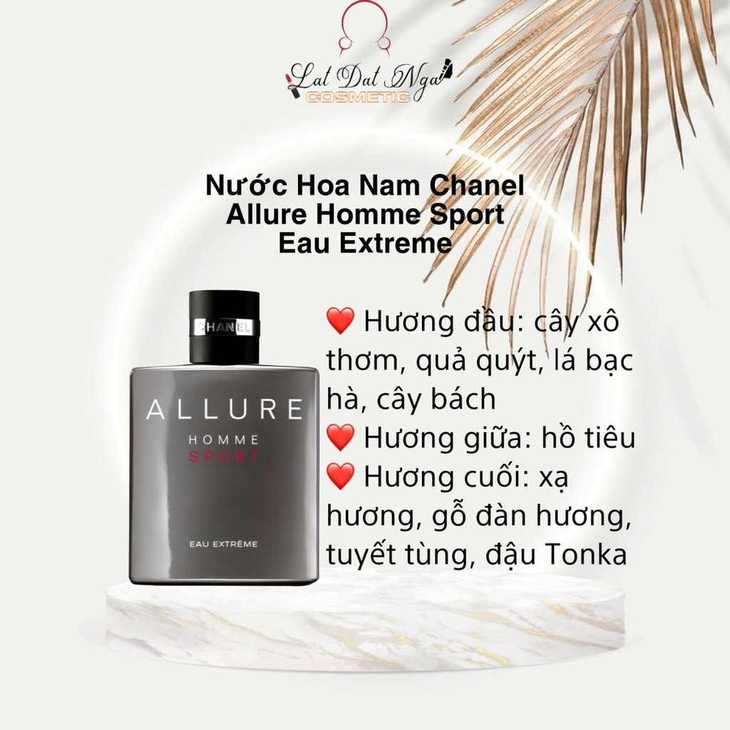 Nước Hoa Nam Chanel Allure Homme Sport Eau Extreme 100ml | Lật Đật Nga Cosmetic Nước Hoa Nam Chanel Allure Homme Sport Eau Extreme 100ml | Lật Đật Nga Cosmetic