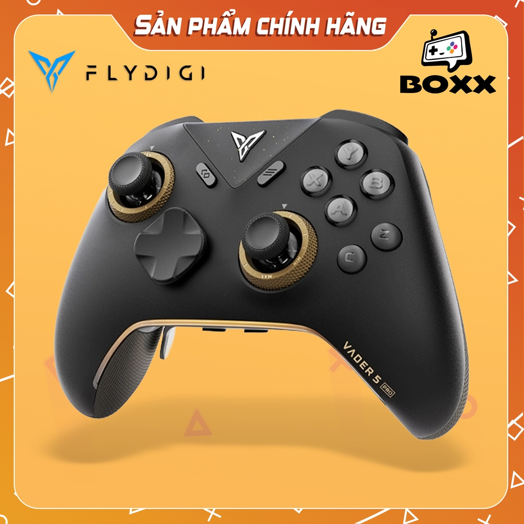 Tay cầm Flydigi Vader 5 Pro hỗ trợ Macro, Phím Cơ, Polling Rate 1000Hz cho Nintendo Switch, PC, Laptop, Steam Deck