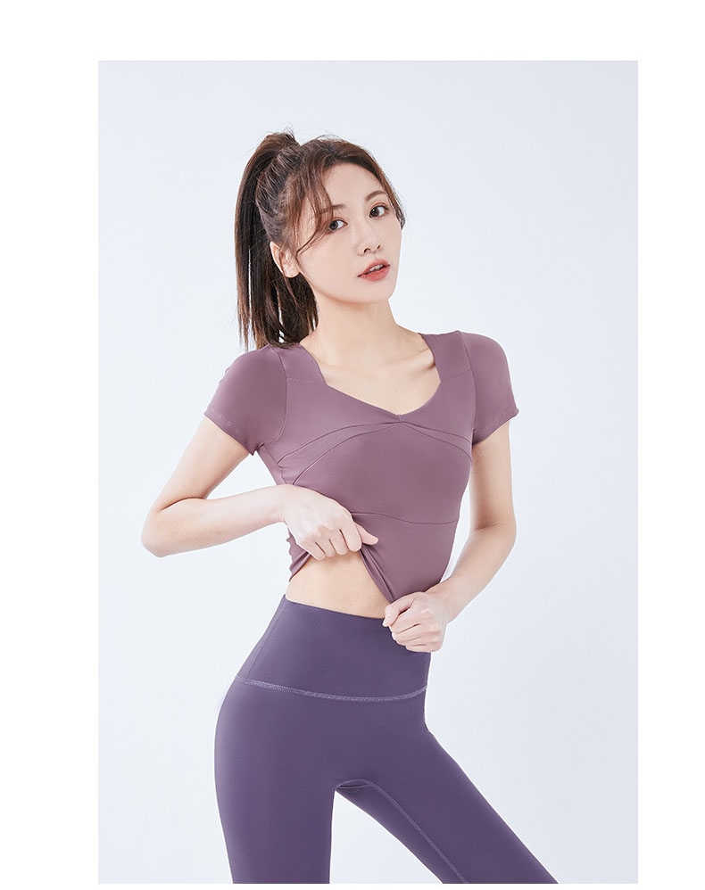 Áo tập Gym Yoga thể thao nữ cộc tay