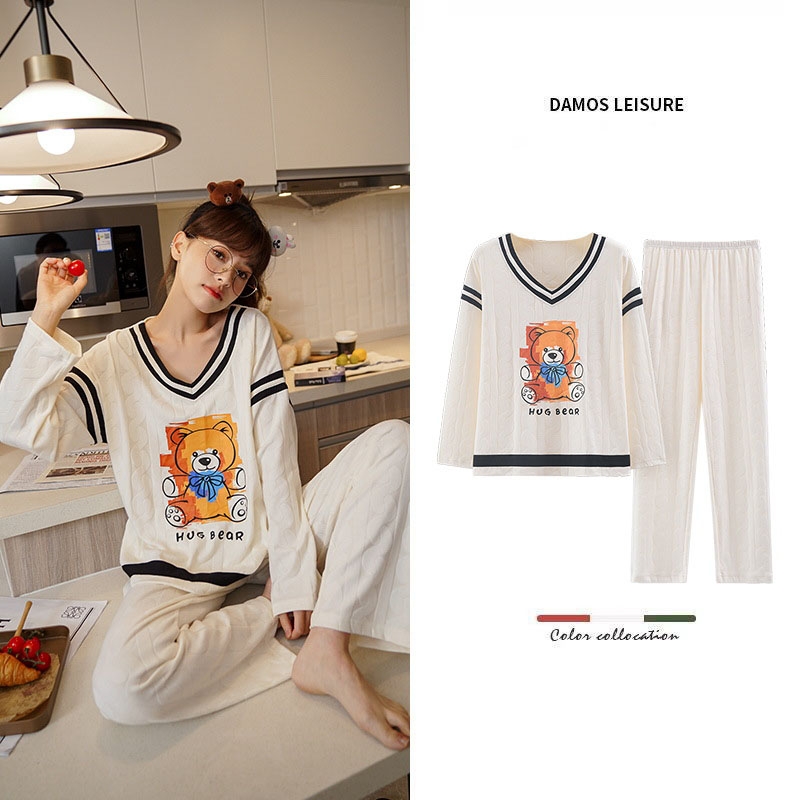 Bộ ngủ thu đông Cotton dài tay (17 kiểu dáng hot thu đông 2023)