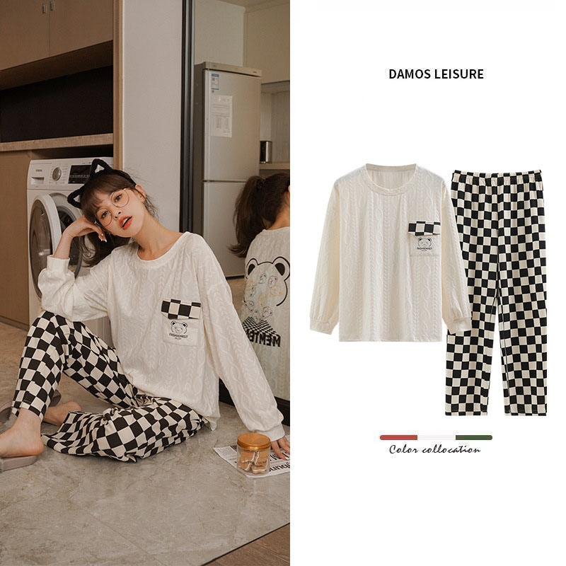 Bộ ngủ thu đông Cotton dài tay (17 kiểu dáng hot thu đông 2023)
