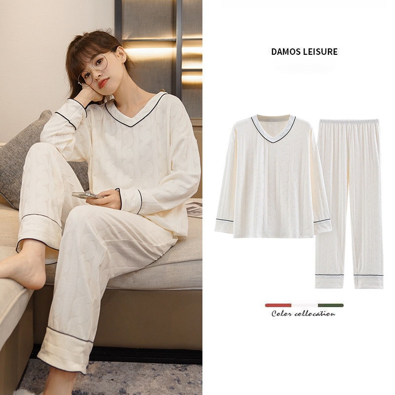 Bộ ngủ thu đông Cotton dài tay (17 kiểu dáng hot thu đông 2023)