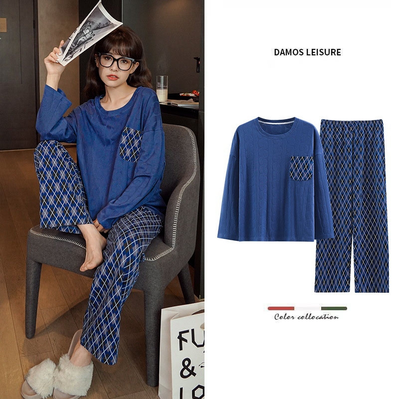 Bộ ngủ thu đông Cotton dài tay (17 kiểu dáng hot thu đông 2023)
