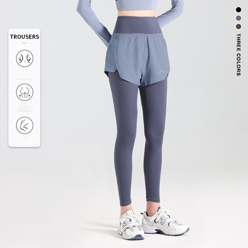 Quần Yoga nữ tập Gym có quần Short liền che
