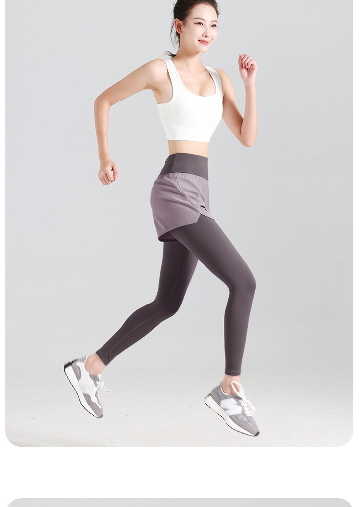 Quần Yoga nữ tập Gym có quần Short liền che