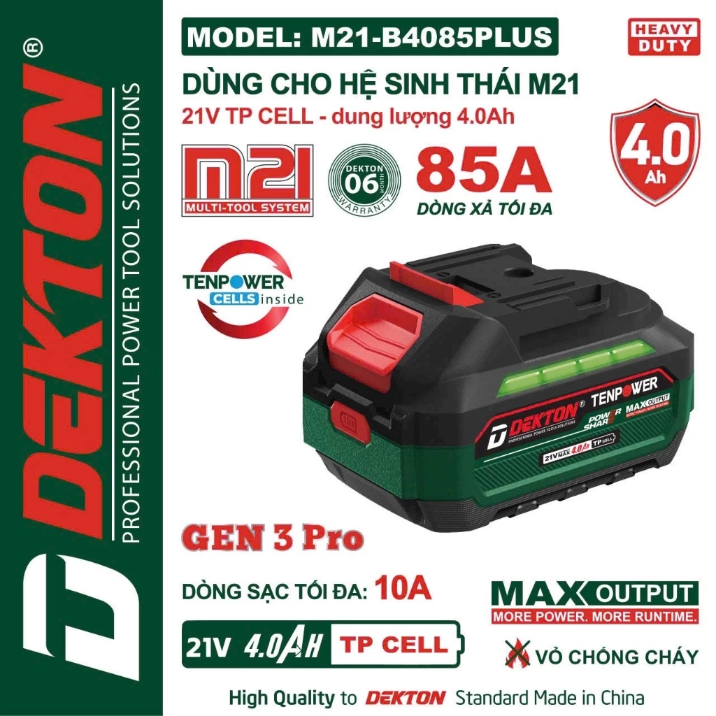 Pin Dekton M21-B4085PLUS