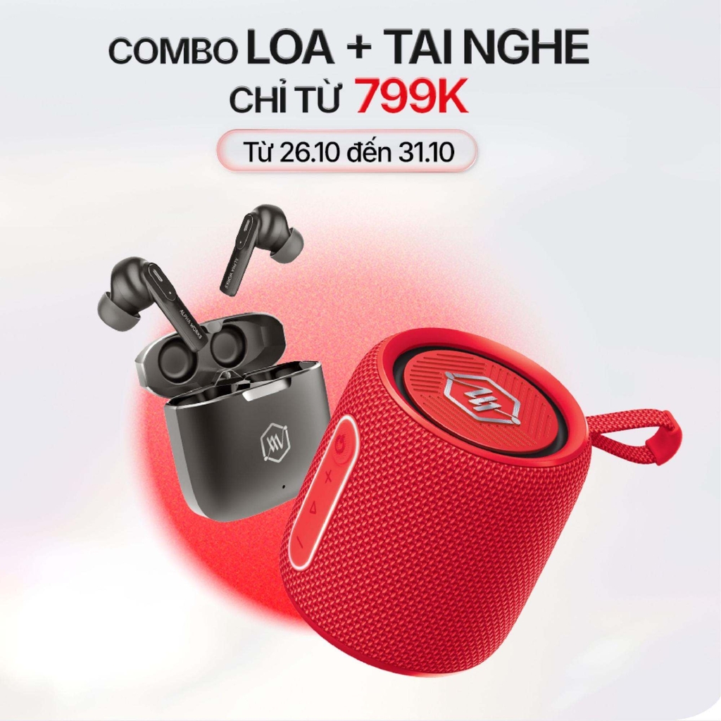 combo loa tai nghe 