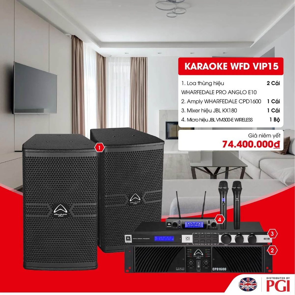 bộ combo karaoke VIP15