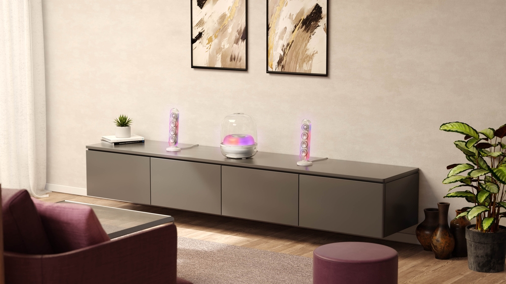 harman kardon soundsticks 5 wi-fi mau trang