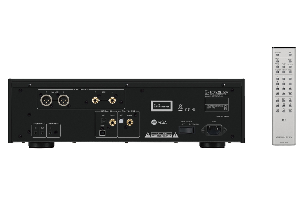 Đầu CD LUXMAN D-07X Black Edition Centennial - Chính Hãng PGI