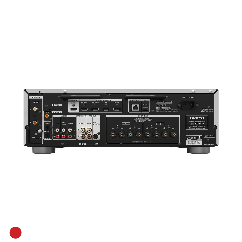 Amply tích hợp Onkyo TX-8470 - Hàng Chính Hãng PGI
