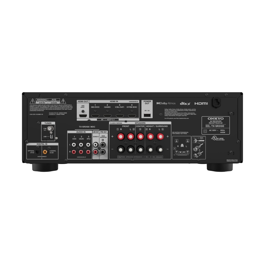 Amply Onkyo TX-SR3100 - Hàng Chính Hãng PGI