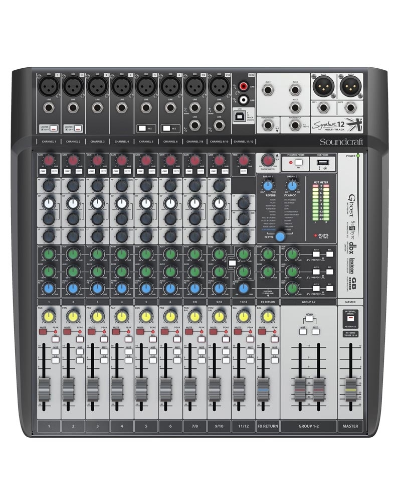 Mixer analog SOUNDCRAFT SIGNATURE 12MT - Hàng Chính hãng PGI