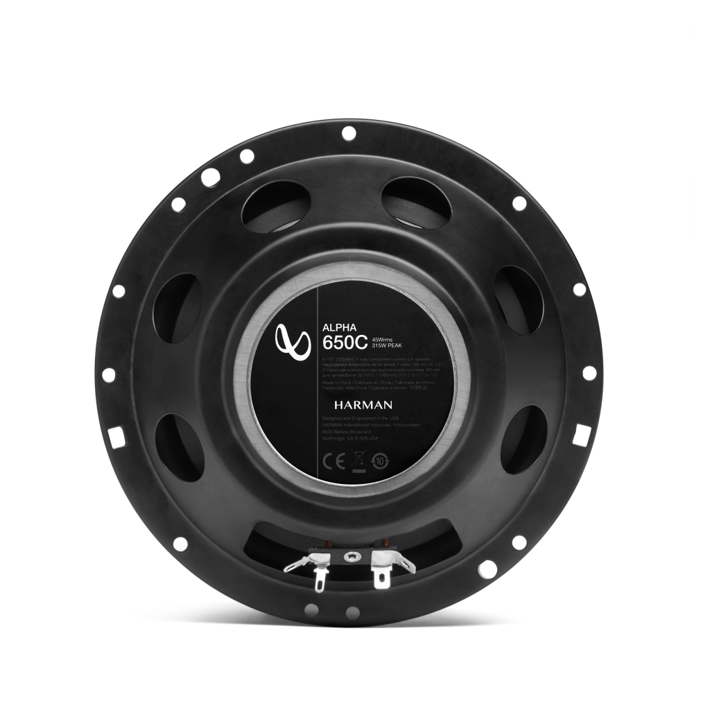 Loa phân tần lắp trên xe ô tô Infinity ALPHA 650C
