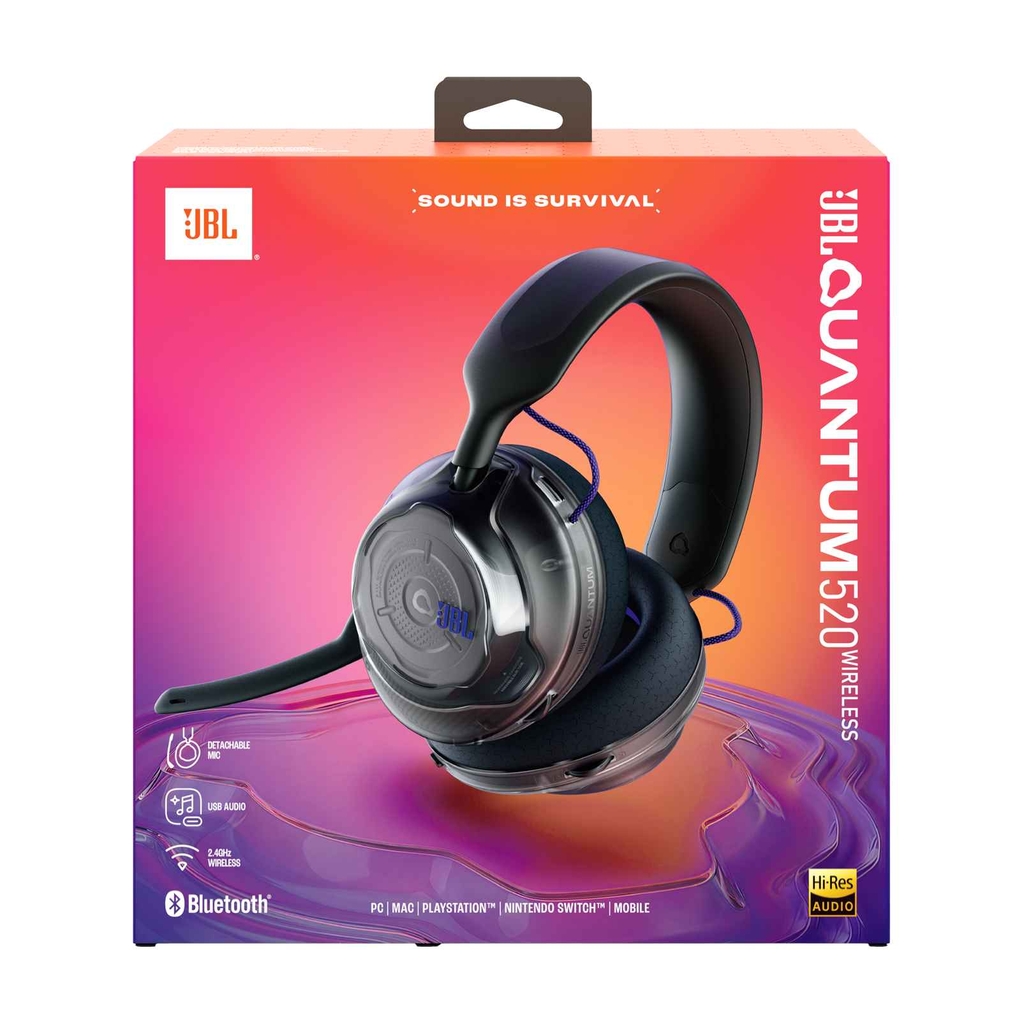 Tai Nghe Chụp Tai JBL Quantum 520 - Hàng Chính Hãng PGI