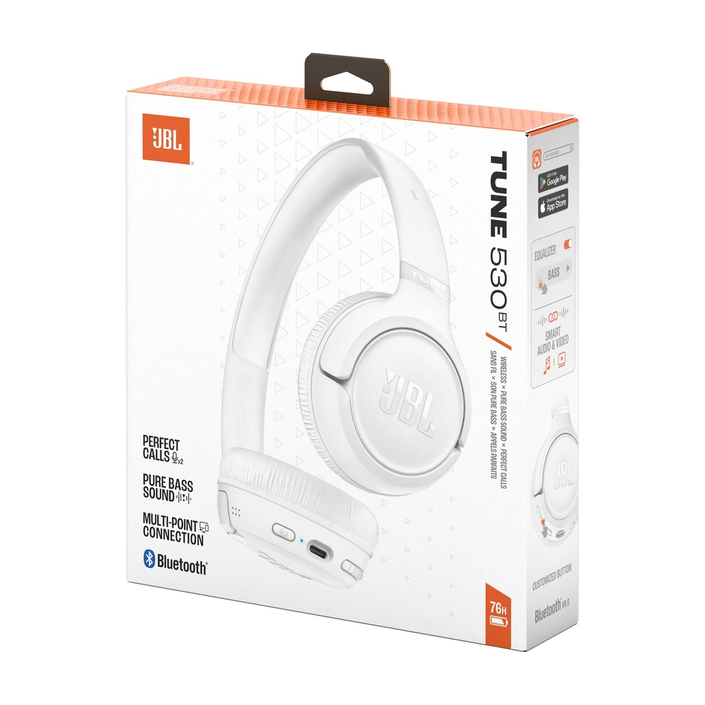 Tai nghe Bluetooth chụp tai JBL Tune 530BT - Hàng Chính Hãng PGI