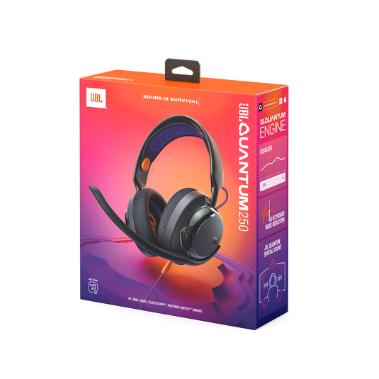 Tai nghe chụp tai JBL Quantum 250 - Hàng Chính Hãng PGI