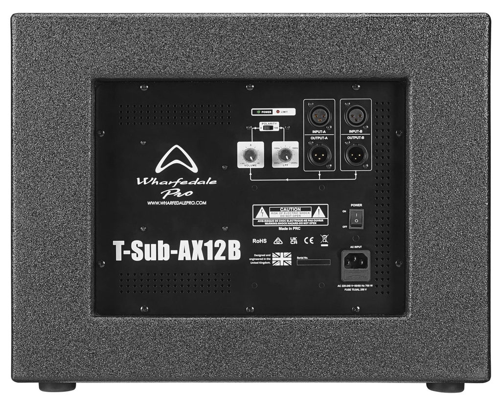 Loa siêu trầm WHARFEDALE Pro T-SUB-AX12B - Hàng chính hãng PGI