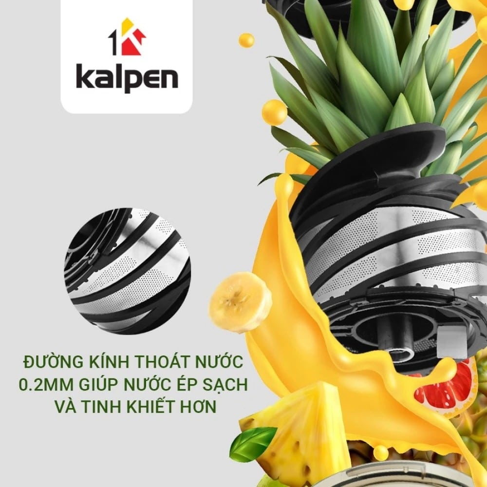 Bấm vào để xem thư viện ảnh Máy Ép Chậm Kalpen J8