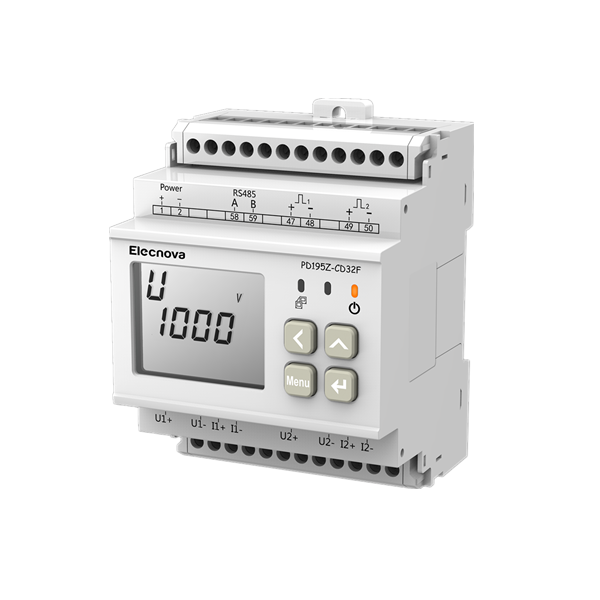 Đồng hồ đo điện DC dùng cho sạc xe điện (EV) PD195Z-CD32F (Đa mạch)