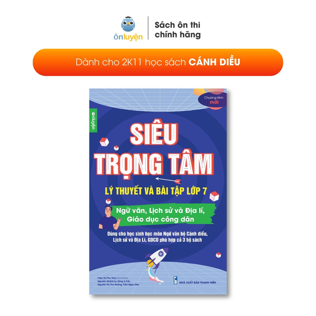 Lớp 7 (Bộ Cánh Diều )- Combo 2 Sách Siêu trọng tâm TOÁN, TIẾNG ANH, KHTN và Văn, Khoa học xã hội lớp 7-Nhà sách Ôn luyện