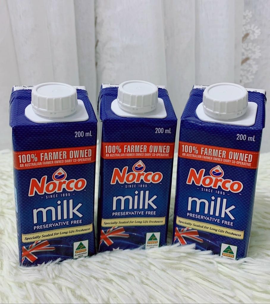 Sữa tươi nguyên kem NORCO thùng 24 hộp 200ml